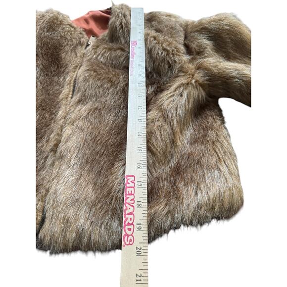 VTG Cropped Faux Fur (?) Jacket Ladies IWGWU Garment Workers Union Winter READ - Picture 9 of 11